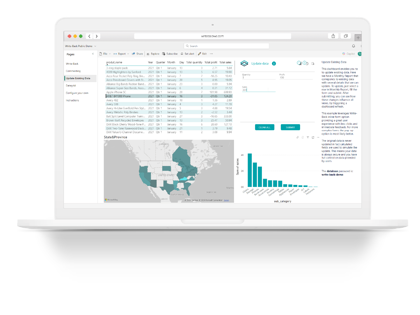 Write-Back for Power BI